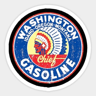 Washington Gasoline Sticker